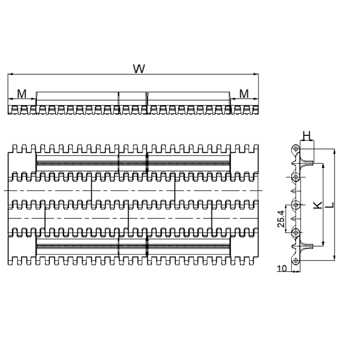 X2500 Flat Top (Flush Grid) with cleats